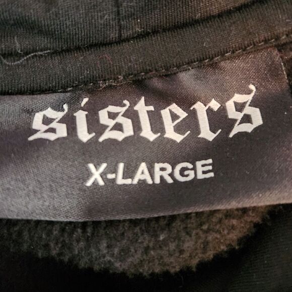 Black graphic hoodie sweatshirt - Picture 6 of 7